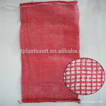 Drawstring mesh bag tubular PP mesh bag polyethylene bag